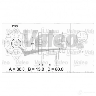 Генератор VALEO 436725 3276424367259 226222 IAJ0L S