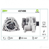 Генератор VALEO 437496 K8 Q1L 3276424374967 226542 - Изображение 4