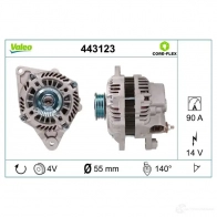 Генератор VALEO 1424242233 443123 3276424431233 NU X7A - Изображение 4