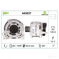 Генератор VALEO 3276424430373 NKE G9K 1424242184 443037 - Изображение 4
