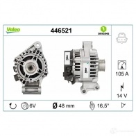 Генератор VALEO Ford Focus S75 Y1T 446521 3276424465214