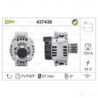 Генератор VALEO 437430 226478 2542 582 SG12B062 - Изображение 5