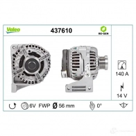 Генератор VALEO 3276424376107 4DT53 CH 226621 437610 - Изображение 4