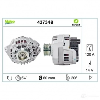 Генератор VALEO WNNR3 S G12B040 437349 226400 - Изображение 3