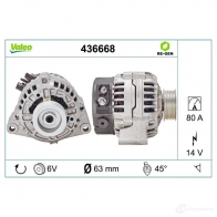 Генератор VALEO 226180 436668 2 542357 A13VI230 - Изображение 4