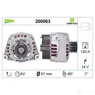 Генератор VALEO 1437853759 GP2 IDY 200063 - Изображение 4