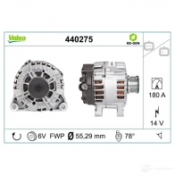 Генератор VALEO 3276424402752 440275 1199253336 Y4ZH S - Изображение 4