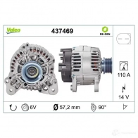 Генератор VALEO 437469 25426 49 TG11C016 226515 - Изображение 4