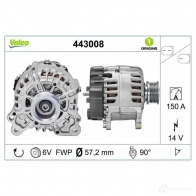 Генератор VALEO PQP5 S 443008 1199254882 3276424430083 - Изображение 4