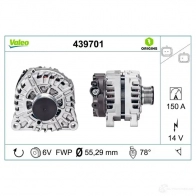 Генератор VALEO 6 5V0R 3276424397010 227439 439701 - Изображение 4