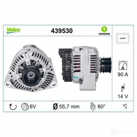 Генератор VALEO 439530 A13VI3 03 OG3XFA 227295 - Изображение 4
