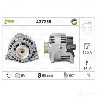 Генератор VALEO 254 2546 437358 226408 SG12B054 - Изображение 4