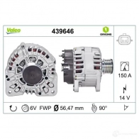 Генератор VALEO 3276424396464 LQOT PIJ 227395 439646 - Изображение 4