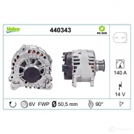 Генератор VALEO 440343 V 8V13QI 3276424403438 1199253670 - Изображение 4