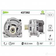 Генератор VALEO 7HULSWU A13VI2 93 226441 437392 - Изображение 4