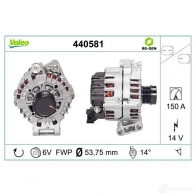 Генератор VALEO 440581 1199254254 3276424405814 NP Y3W3 - Изображение 4