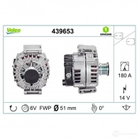 Генератор VALEO 439653 1U6P 2 3276424396532 227401 - Изображение 5