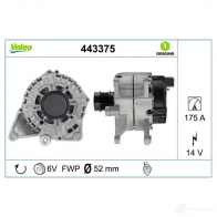 Генератор VALEO 1437852960 443375 XS ASAEA - Изображение 4
