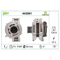 Генератор VALEO 443091 1424242218 XEL 7I6F 3276424430915 - Изображение 4