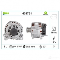 Генератор VALEO 227467 439751 CQJ87 OE 3276424397515 - Изображение 5