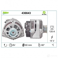 Генератор VALEO A14VI14 2541 786 226166 436643 - Изображение 4