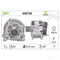Генератор VALEO 440739 1199254678 3276424407399 NAL 1B - Изображение 4