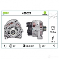 Генератор VALEO 439621 ZE VQ6 227373 3276424396211 - Изображение 5