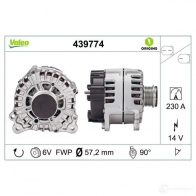 Генератор VALEO 227482 439774 3276424397744 B JR12D7 - Изображение 4