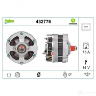 Генератор VALEO 432776 A14N 11 NA287 225430 - Изображение 4