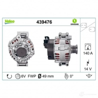 Генератор VALEO JA8RUP SG14B0 17 439476 227254 - Изображение 5