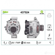 Генератор VALEO 226570 TG12C015 254 2770 437524 - Изображение 4