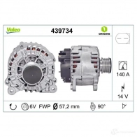 Генератор VALEO 3276424397348 439734 SN14 85U 227461 - Изображение 4