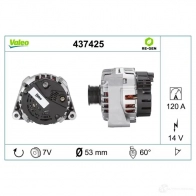 Генератор VALEO 437425 254 2591 226473 2542838 - Изображение 3