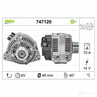 Генератор VALEO 1437853376 747120 2T 8L2D - Изображение 4