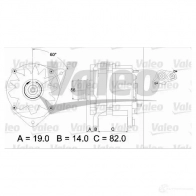 Генератор VALEO 437123 X KU4O 3276424371232 226274