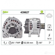 Генератор VALEO 227378 BB PBZ7 439627 3276424396273 - Изображение 4