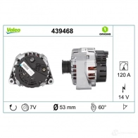 Генератор VALEO 439468 227246 S G12B063 SG12B082 - Изображение 3
