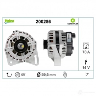 Генератор VALEO 200286 QS1 F0 1437853865 - Изображение 4