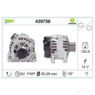 Генератор VALEO 439758 227471 3276424397584 P X84V3 - Изображение 4