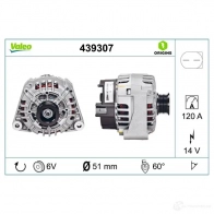 Генератор VALEO 227168 NU058VR S G12B024 439307 - Изображение 5