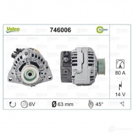 Генератор VALEO 746006 A13VI95 A13VI2 60 237613 - Изображение 4