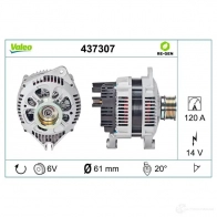 Генератор VALEO A14VI37 254238 8 226363 437307 - Изображение 4