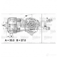 Генератор VALEO 2625 958 226551 A13N303 437505 - Изображение 1