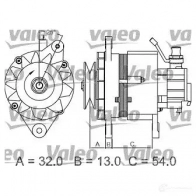 Генератор VALEO 437143 VA45 2 226288 D07GQR - Изображение 2