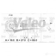 Генератор VALEO 1117864898 2625349 436656 254187 5 - Изображение 1