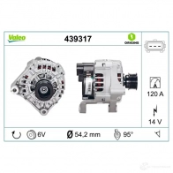 Генератор VALEO ZUX01G 439317 227174 SG12B0 39 - Изображение 5