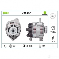 Генератор VALEO 439290 YUSMX A13VI26 7 227155 - Изображение 4