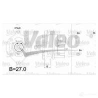 Генератор VALEO 9AR2 501K 225890 436263 9AR2510K