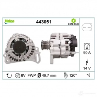 Генератор VALEO 3276424430519 1424242192 443051 M2 DZG - Изображение 4