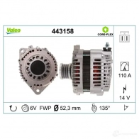 Генератор VALEO 1424242253 3276424431585 443158 X 4JEWWU - Изображение 4
